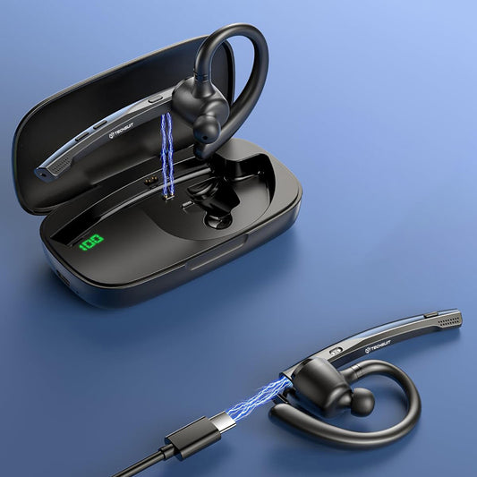 Handsfree Bluetooth Techsuit Vocelis Pro CB4, A2DP, Plava