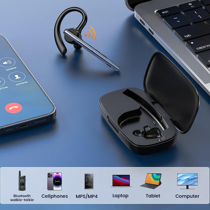 Handsfree Bluetooth Techsuit Vocelis Pro CB4, A2DP, Plava