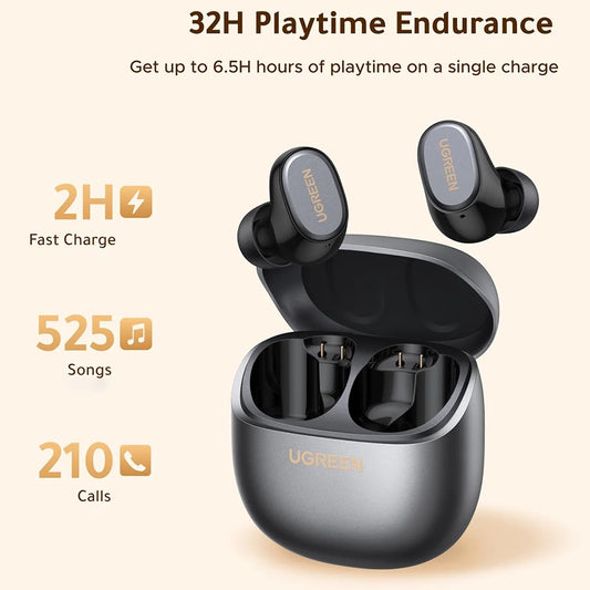 Handsfree Bluetooth UGREEN Dots (75627), TWS, MultiPoint, Bela