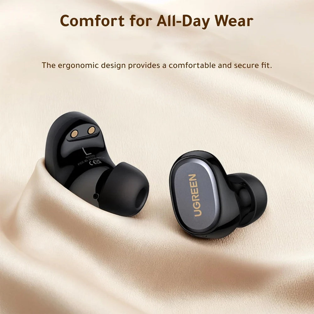 Handsfree Bluetooth UGREEN Dots (75628), TWS, MultiPoint, Crna