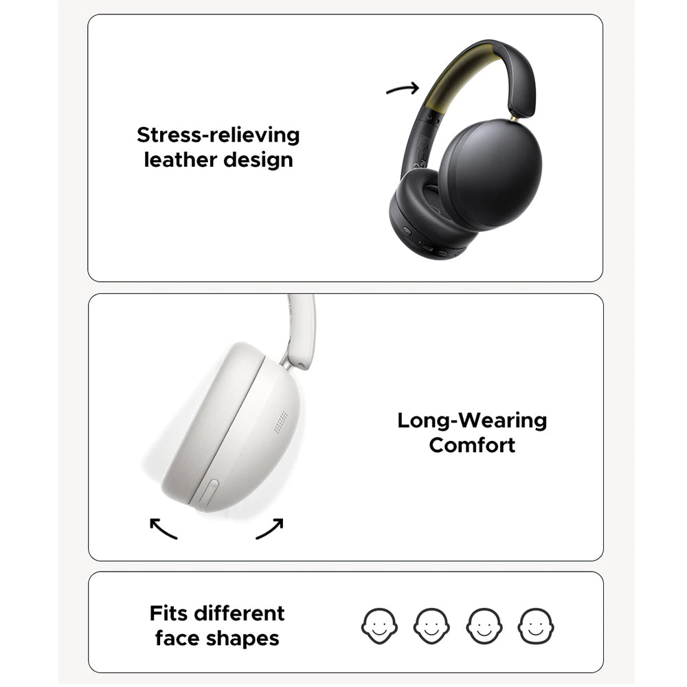 Handsfree Bluetooth UGREEN HiTune Max 2 HP205, MultiPoint, A2DP, ANC, Crna