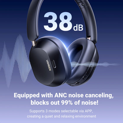 Handsfree Bluetooth UGREEN HiTune Max5C HP203, A2DP, ANC, Plavi