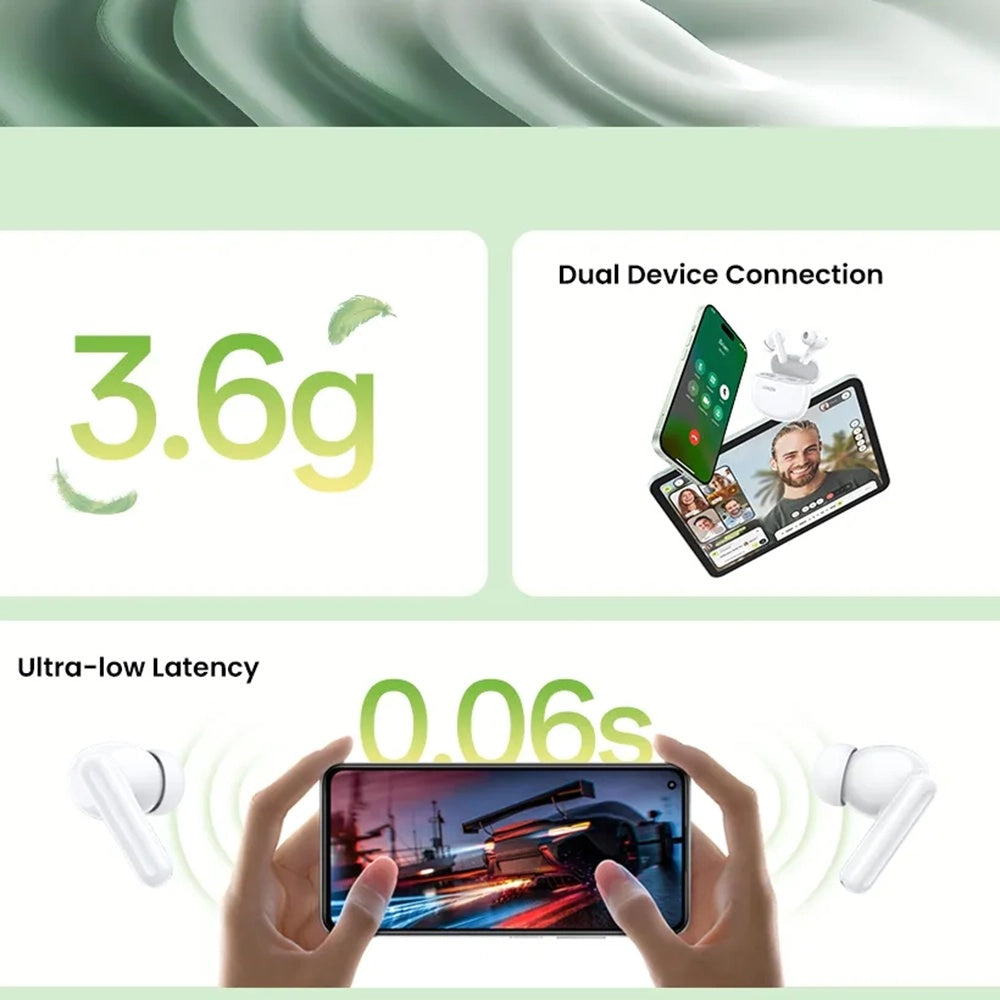 Handsfree Bluetooth UGREEN HiTune P3 WS207, TWS, MultiPoint, Beli