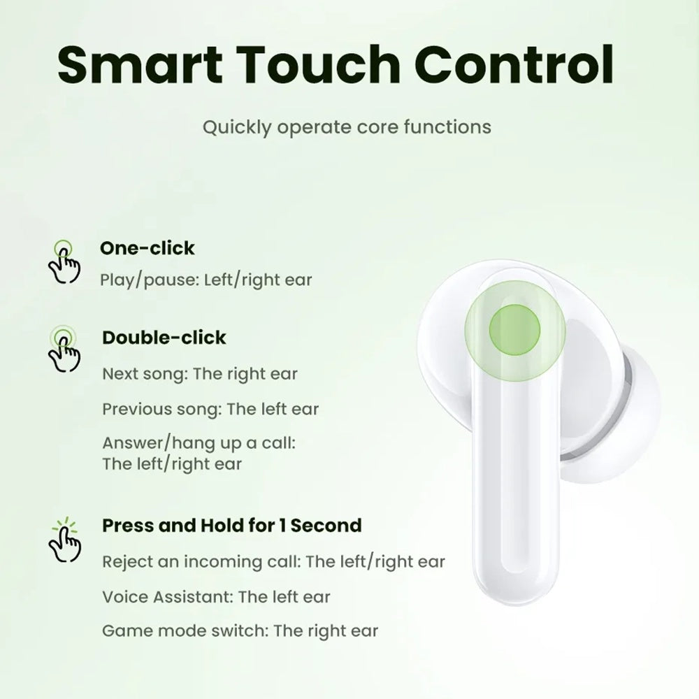 Handsfree Bluetooth UGREEN HiTune P3 WS207, TWS, MultiPoint, Beli