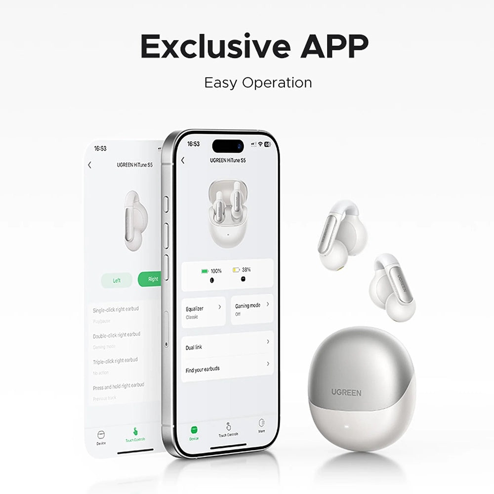 Handsfree Bluetooth UGREEN HiTune S5 True WS210, TWS, Beli