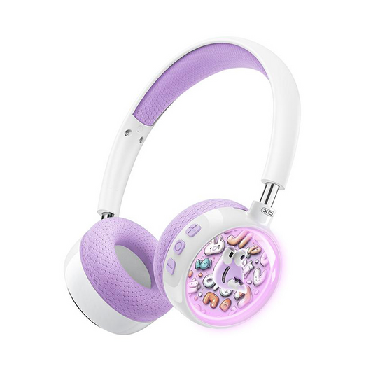 Handsfree Bluetooth XO Design BE57 Cartoon Kids, A2DP, Ljubičasta