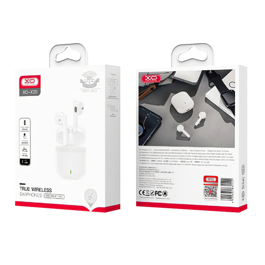 Handsfree Bluetooth XO Design X20, TWS, Bijeli