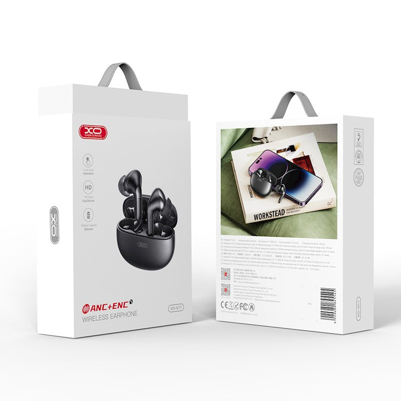 Handsfree Bluetooth XO Design G17, TWS, ANC, Crni