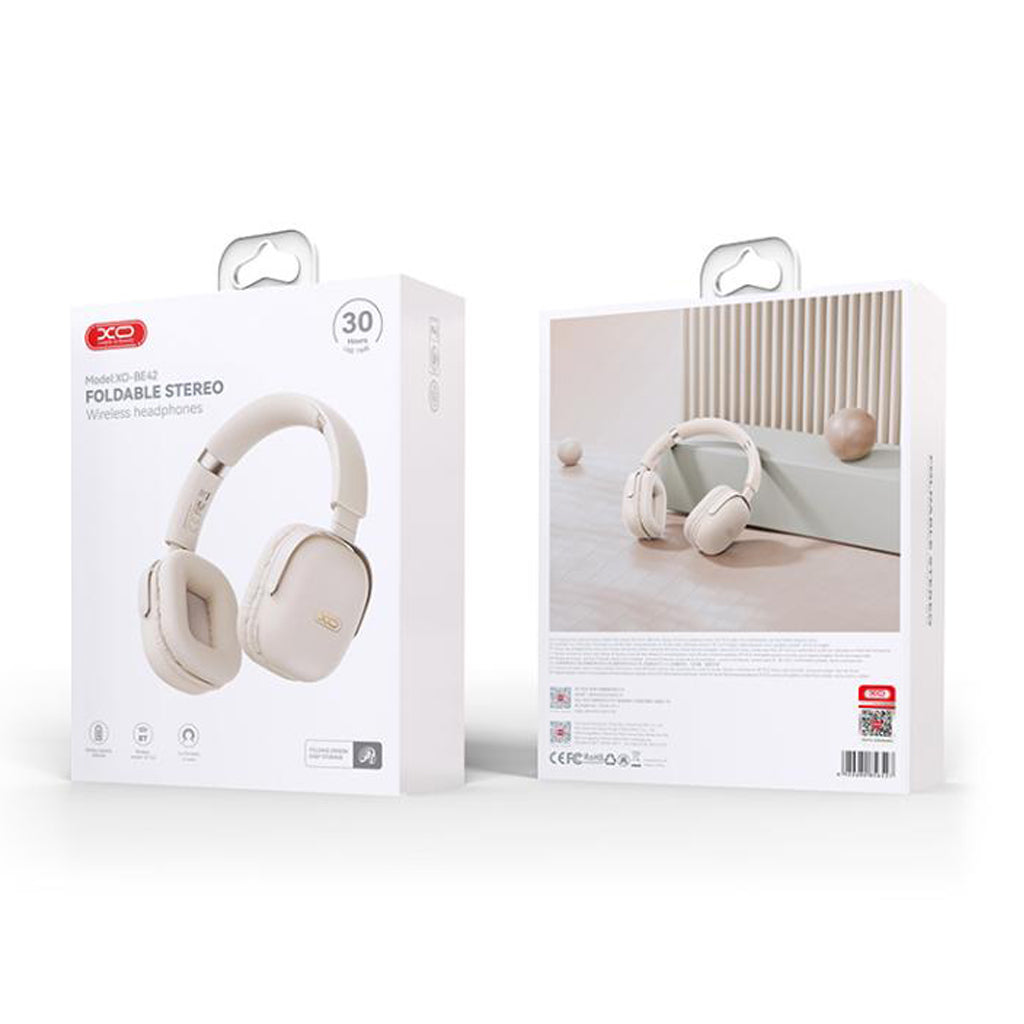 Handsfree Bluetooth XO Design BE42, A2DP, Bež