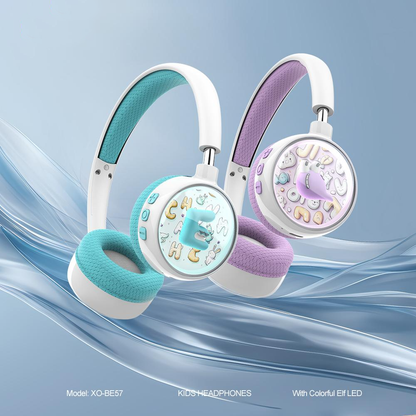 Handsfree Bluetooth XO Design BE57 Cartoon Kids, A2DP, Ljubičasta