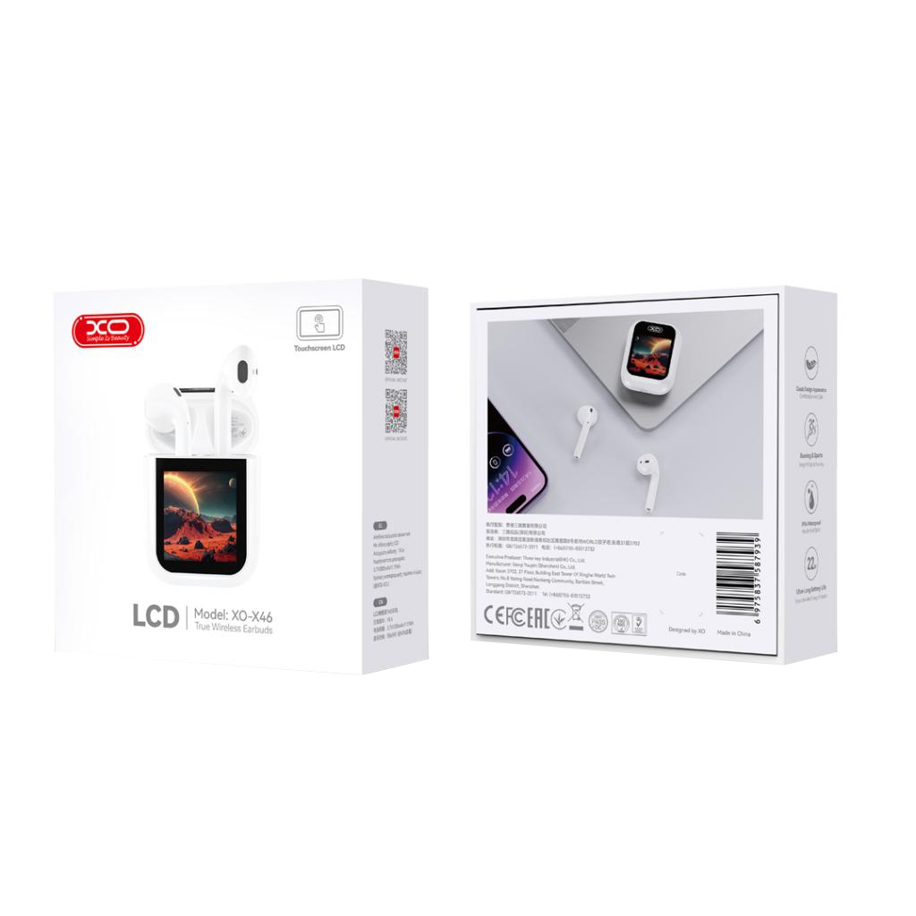 Handsfree Bluetooth XO Design X46 2th Gen, TWS, Bela