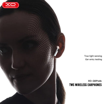 Handsfree Bluetooth XO Design Q5 Pods, TWS, Beli