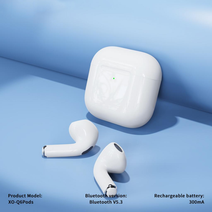 Handsfree Bluetooth XO Design Q6 Pods, TWS, Beli