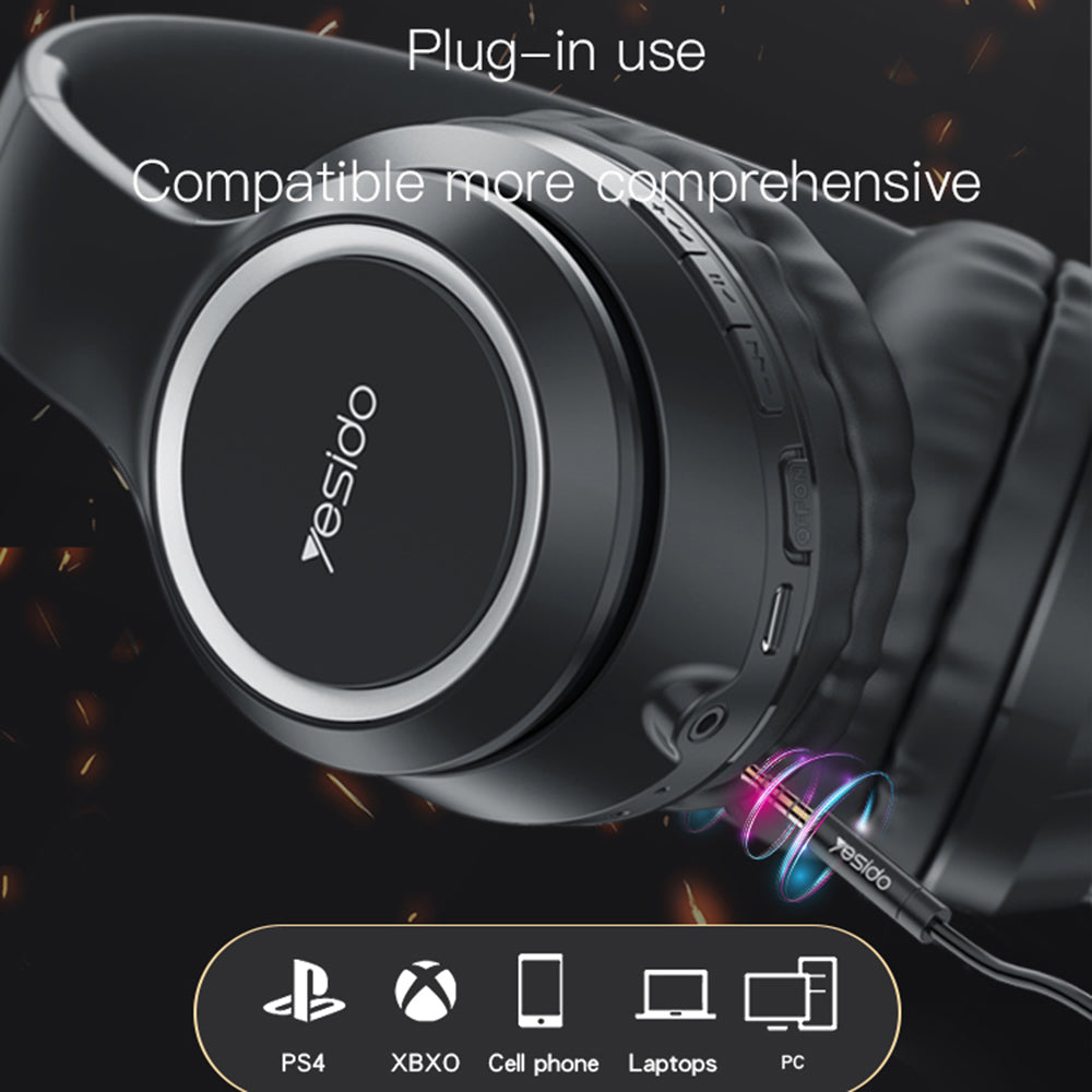 Handsfree Bluetooth Yesido EP03, A2DP, Crni