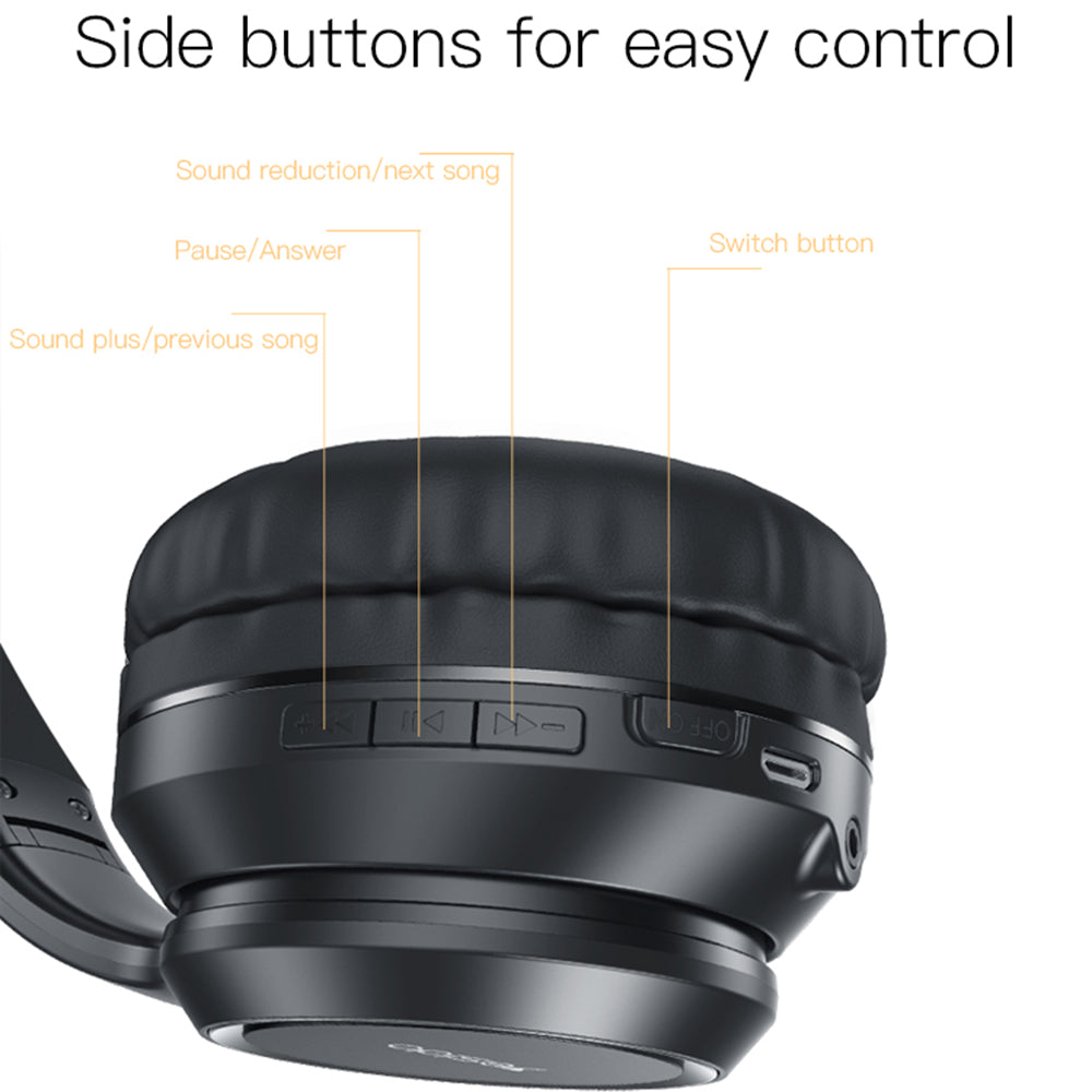 Handsfree Bluetooth Yesido EP03, A2DP, Crni