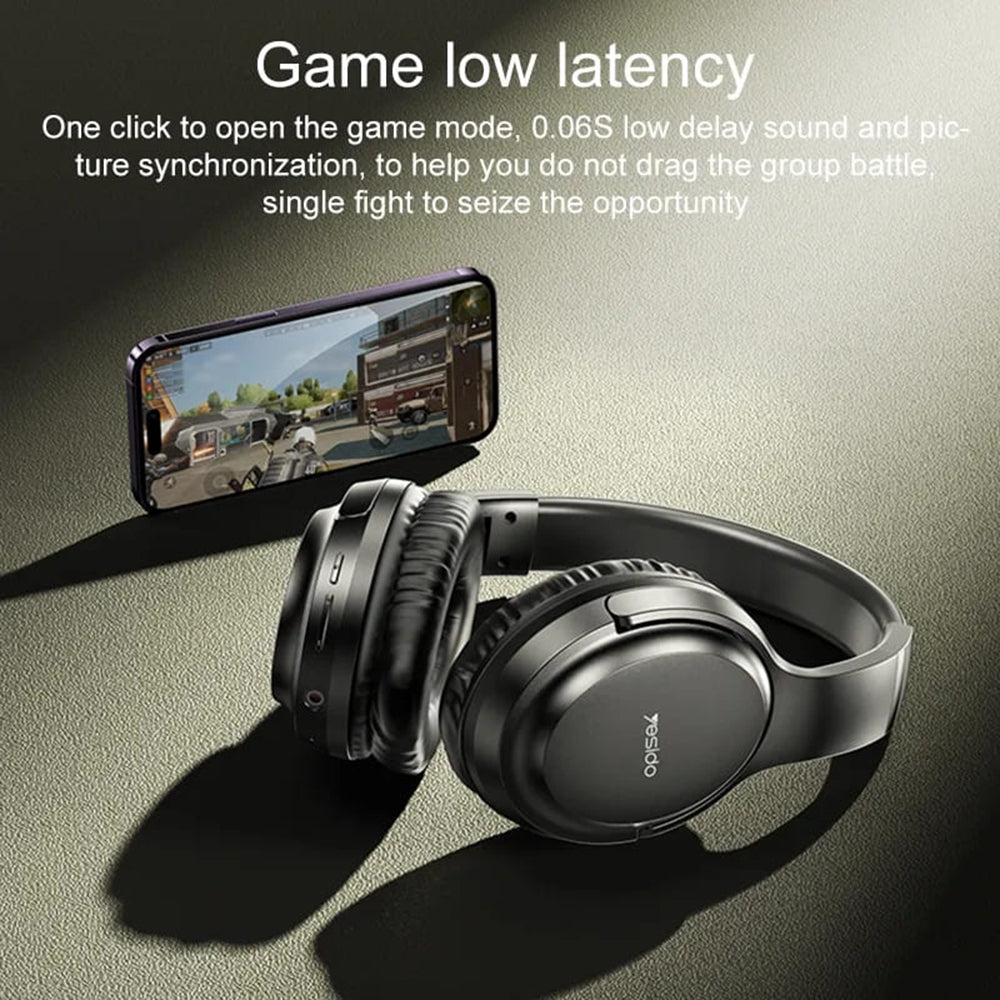 Handsfree Bluetooth Yesido EP04, A2DP, Crni