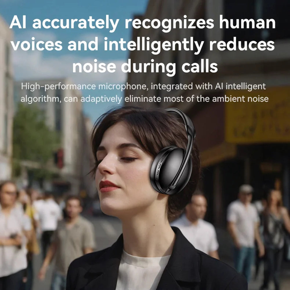 Handsfree Bluetooth Yesido EP08, A2DP, ANC, Crni