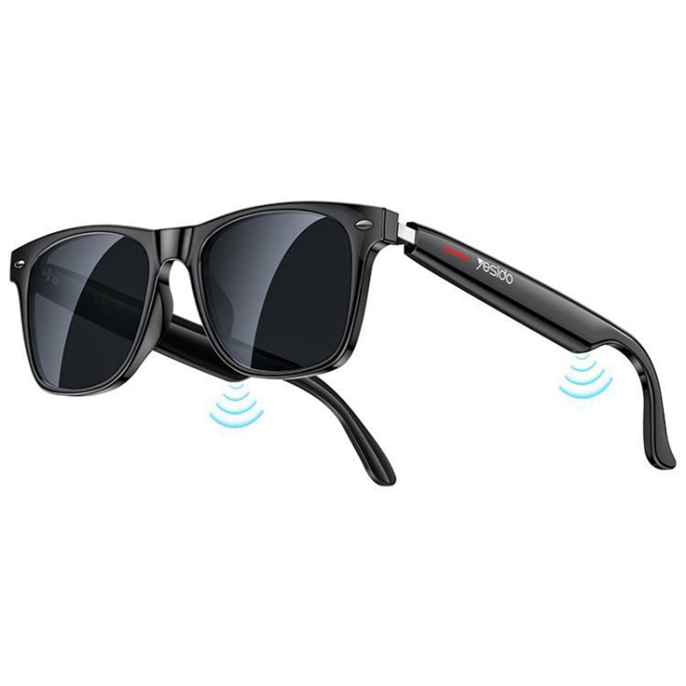Handsfree Bluetooth Yesido IO35, Tip Naočare za Sunce Uniseks, A2DP, Crna