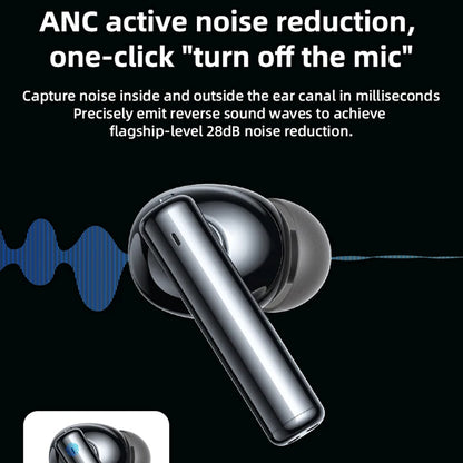 Handsfree Bluetooth Yesido TWS23, TWS, ANC, Crni