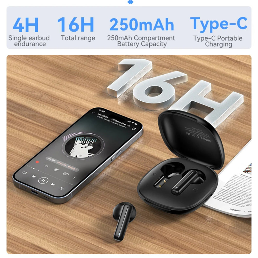 Handsfree Bluetooth Yesido TWS25, TWS, Crni