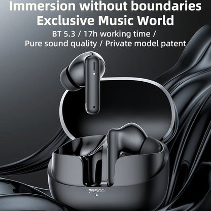 Handsfree Bluetooth Yesido TWS26, TWS, Crni