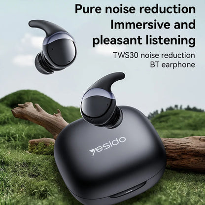 Handsfree Bluetooth Yesido TWS30, TWS, ANC, Crni