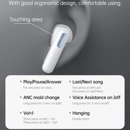 Handsfree Bluetooth Yesido TWS34, TWS, ANC, Beli