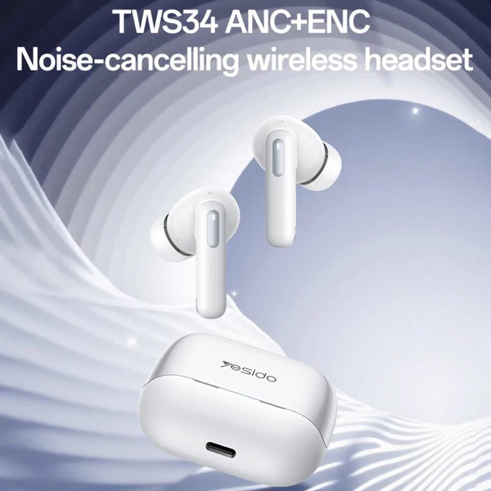Handsfree Bluetooth Yesido TWS34, TWS, ANC, Beli