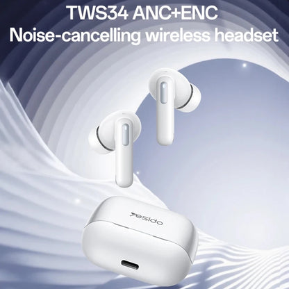 Handsfree Bluetooth Yesido TWS34, TWS, ANC, Beli