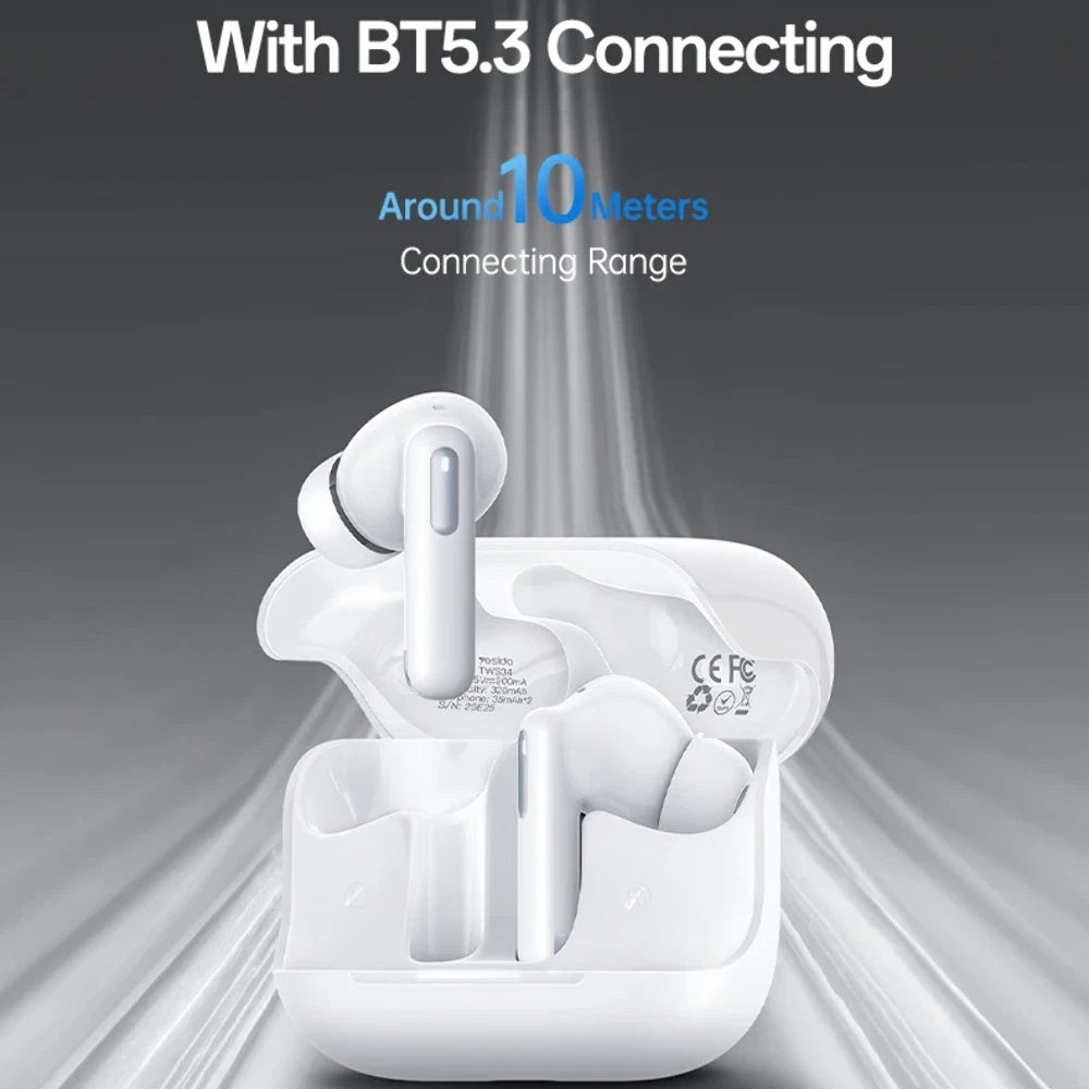 Handsfree Bluetooth Yesido TWS34, TWS, ANC, Beli