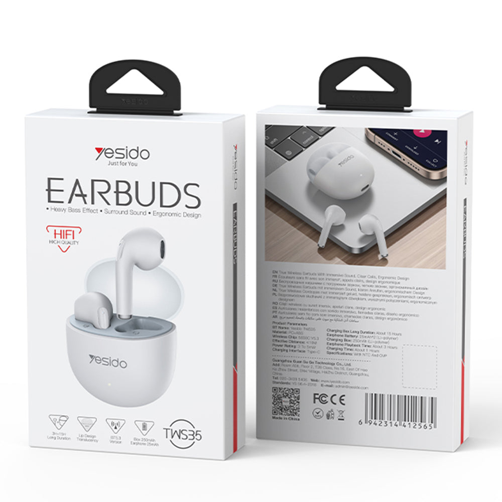 Handsfree Bluetooth Yesido TWS35, TWS, Beli