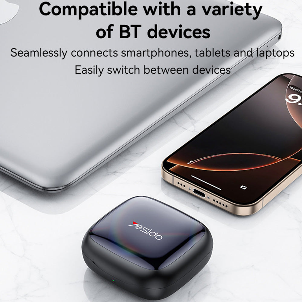 Handsfree Bluetooth Yesido YSP24, TWS, Crni