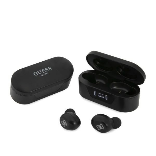 Handsfree Bluetooth Guess Classic Logo, TWS, Crni