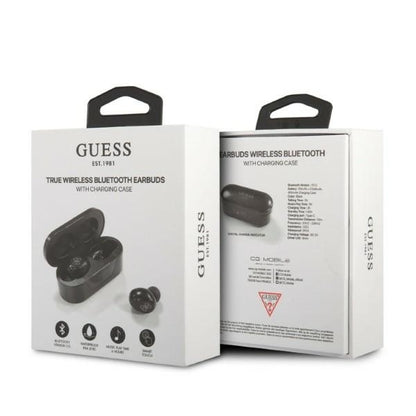 Handsfree Bluetooth Guess Classic Logo, TWS, Crni