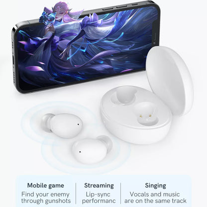Handsfree Bluetooth QCY T16, TWS, White