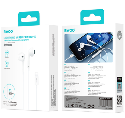 Handsfree Lightning BWOO BO-HF179, Bela