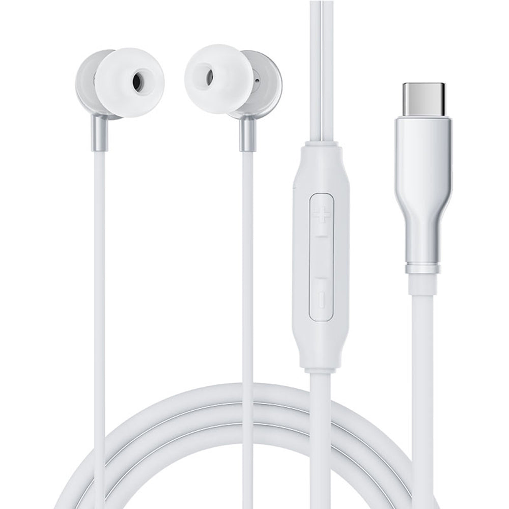 Handsfree USB-C Acefast L8, Sivi