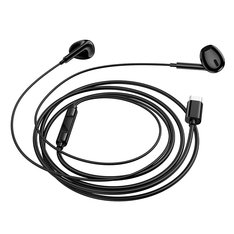 Handsfree USB-C Borofone BM100 Max Fuente, Crna