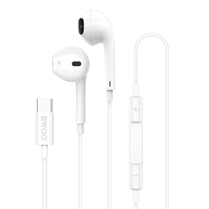 Handsfree USB-C BWOO HF175, Bela