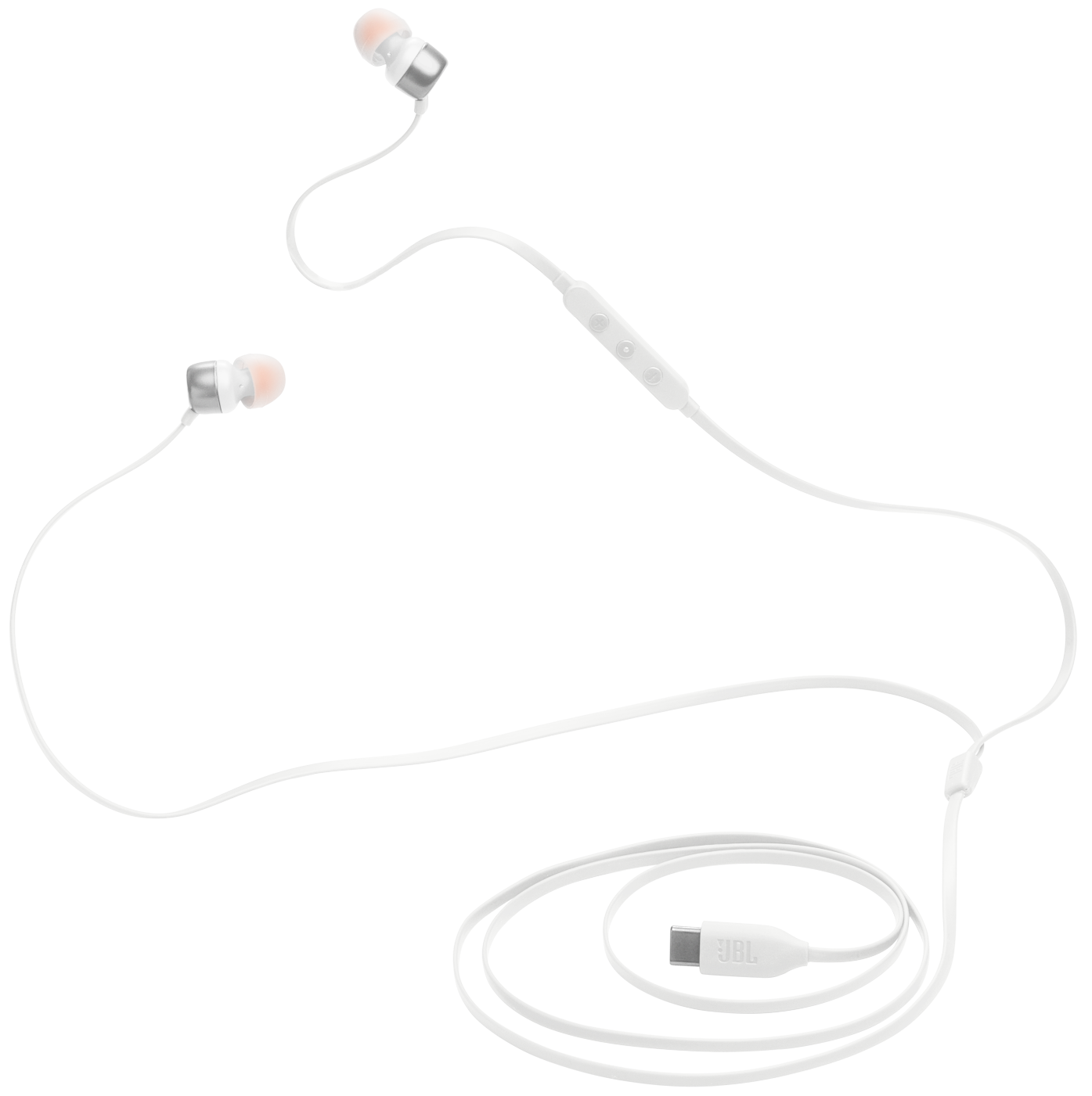 Handsfree USB-C JBL Tune 310C, Bela JBLT310CWHT