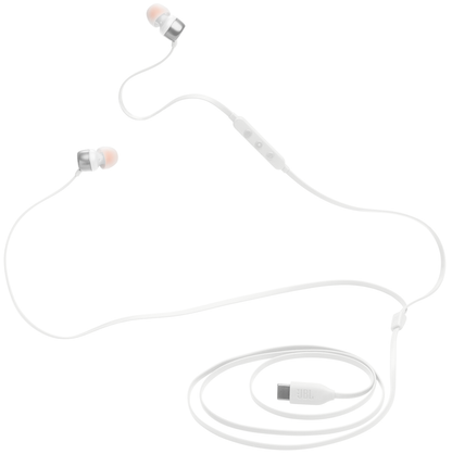 Handsfree USB-C JBL Tune 310C, Bela JBLT310CWHT