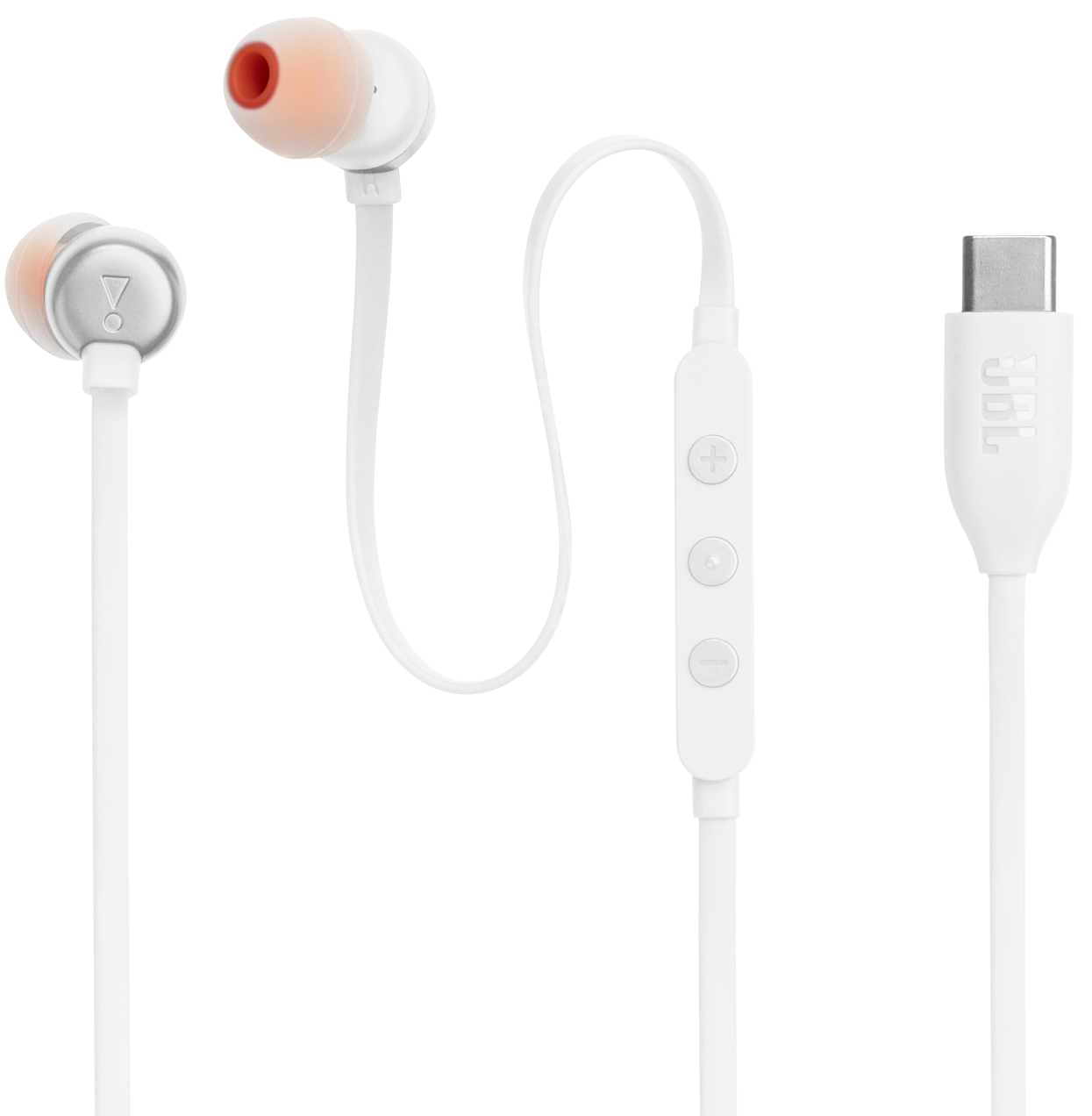 Handsfree USB-C JBL Tune 310C, Bela JBLT310CWHT