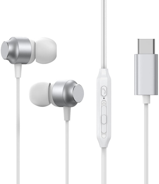 Handsfree USB-C Joyroom JR-EC06, Srebrni