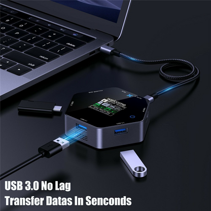 Multifunkcionalni Hub OEM YC-931, 8u1, Siva