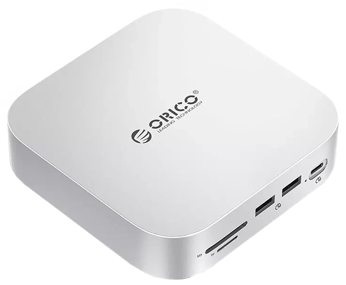 Multifunkcionalni Hub Orico MiniLink M48PR za Apple Mac Mini M4, 9in1, Srebrni