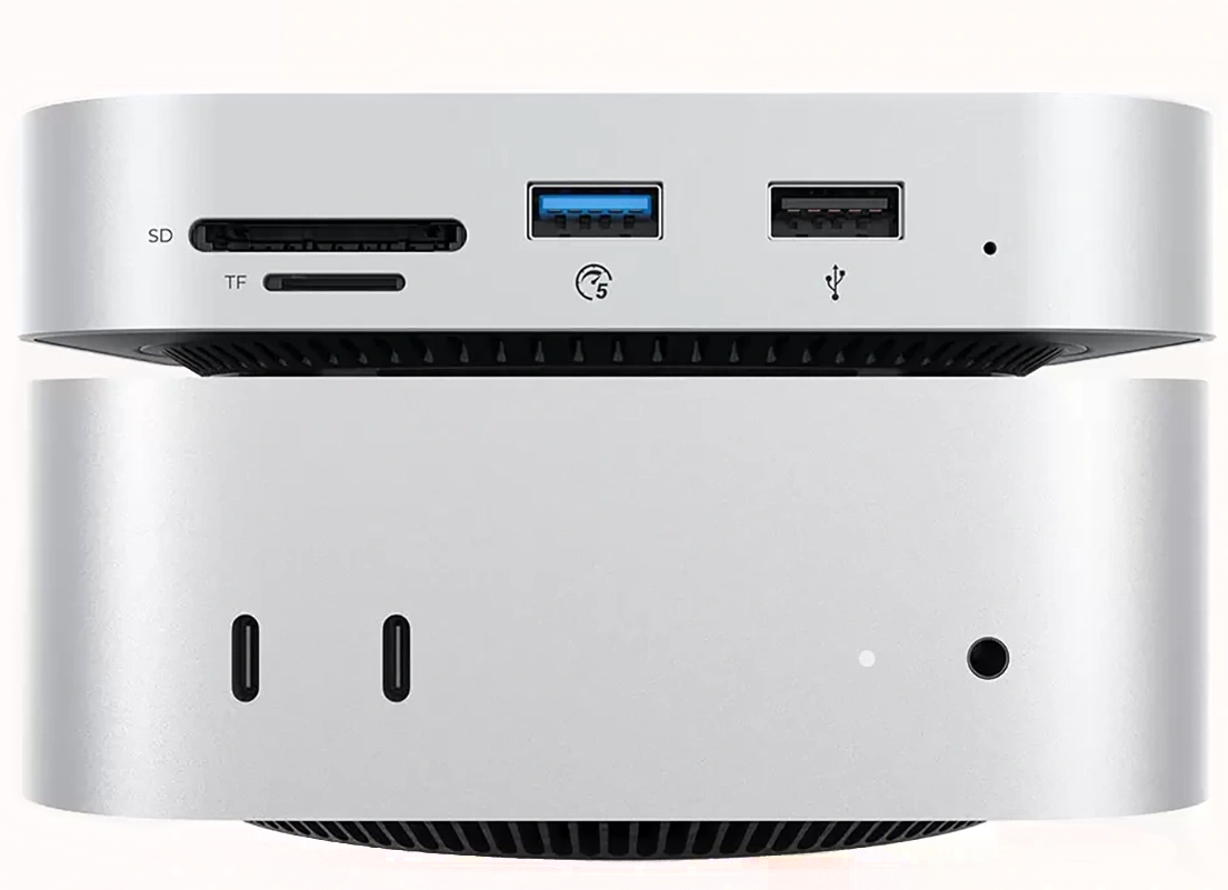 Multifunkcionalni Hub Orico MiniLink M48PR za Apple Mac Mini M4, 9in1, Srebrni