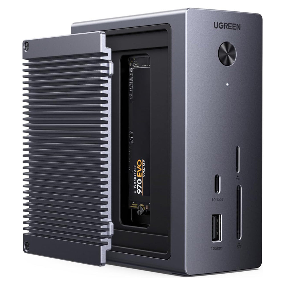 Multifunkcionalni Hub UGREEN CM923 (55735), 10in1, Sivi
