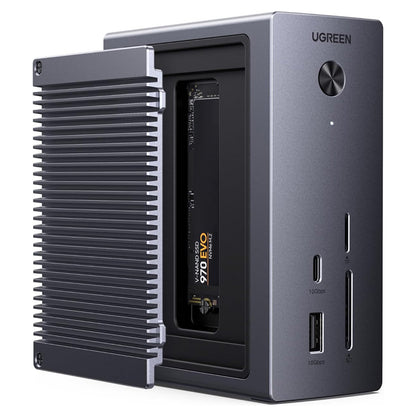 Multifunkcionalni Hub UGREEN CM923 (55735), 10in1, Sivi
