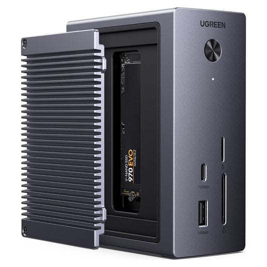 Multifunkcionalni Hub UGREEN CM923 (55735), 10in1, Sivi