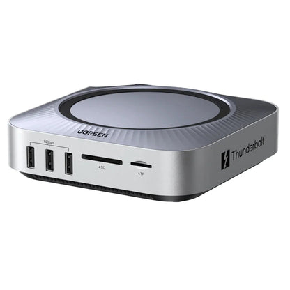 Višenamenski hub UGREEN Revodok Maxidok (85883EU) za Apple Mac Mini M4 / Mini M4 Pro, 10 u 1, srebrni